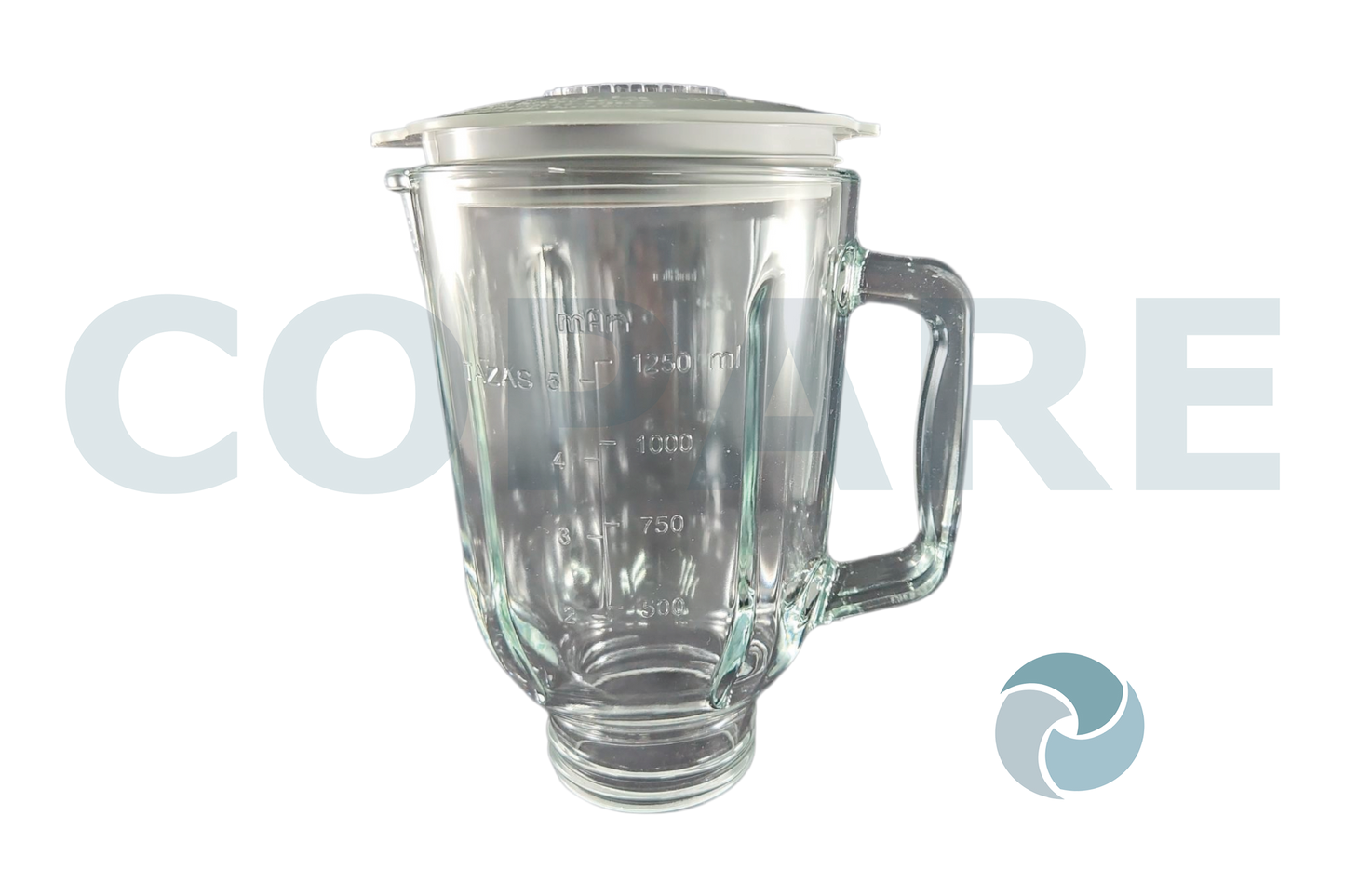 VASO CRISTAL MAN ORIG. CON TAPA GRIS RLAC000000510