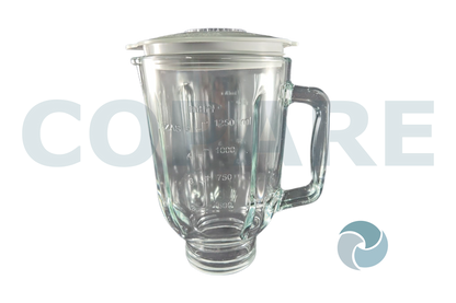 VASO CRISTAL MAN ORIG. CON TAPA GRIS RLAC000000510