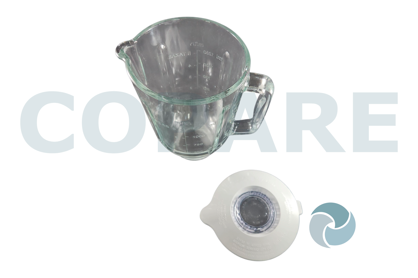 VASO CRISTAL MAN ORIG. CON TAPA GRIS RLAC000000510