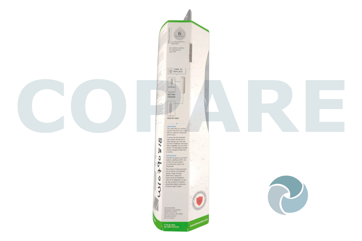 FILTRO REFRIGERADOR WHIRLPOOL