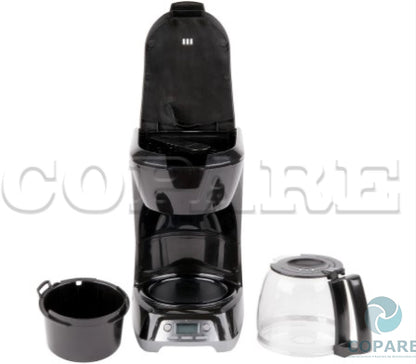 CAFETERA COFFEEMAX6 6 TAZAS CON FILTRO PERMANENTE NEGRA