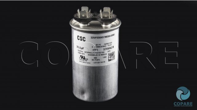 CAPACITOR 35 MFD 370 V.