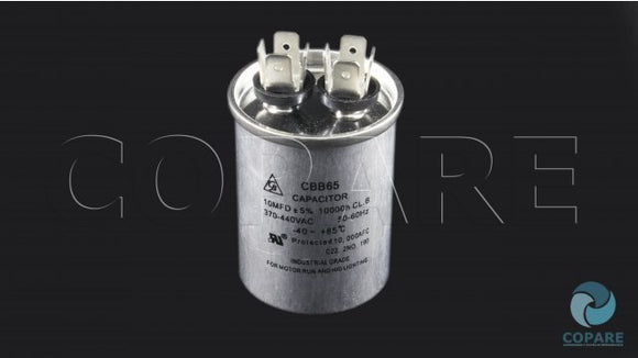 CAPACITOR 10 MFD 370 V CUADRADO