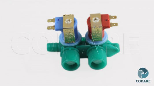 ELECTROVALVULA LAVADORA MABE 2 ENTRADAS Y 1 SALIDA