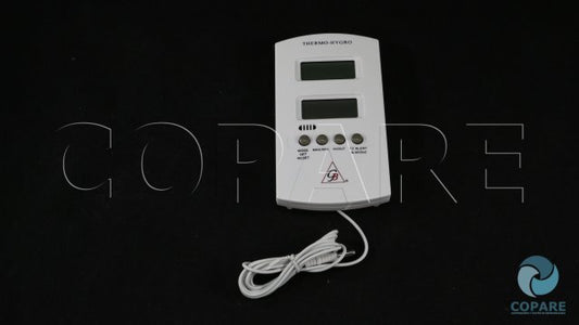 TERMOMETRO DIGITAL GB CON HIGROMETRO Y RELOJ TM-BT3-H