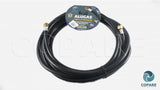 MANGUERA GAS NEGRA ARMADA 5 MTS