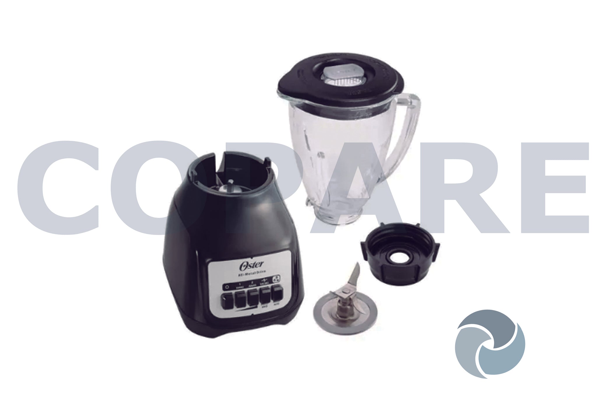 LICUADORA OSTER SILENCIOSA BLSTKAG-BPB 2110244 VASO DE VIDRIO ROJA