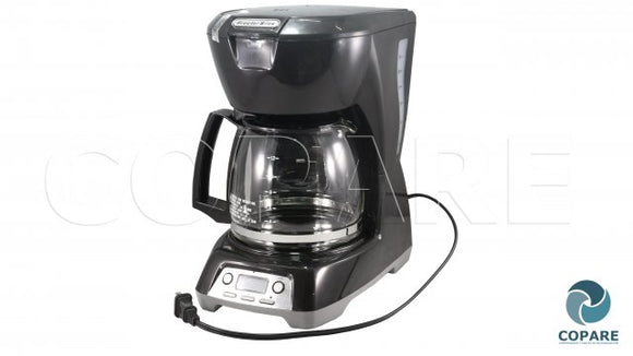 CAFETERA COFFEEMAX6 6 TAZAS CON FILTRO PERMANENTE NEGRA