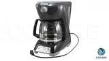 CAFETERA COFFEEMAX6 6 TAZAS CON FILTRO PERMANENTE NEGRA