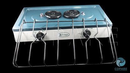 ESTUFA FRAGA DE 2 QUEMADORES MODELO P-104