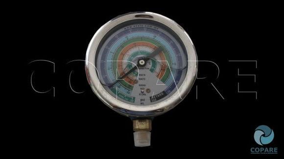 MANOMETRO DE ALTA CON GLICERINA R134,404A,507A AR-GL500H