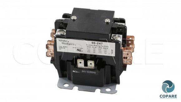 CONTACTOR 2 POLOS 40 AMP 120V