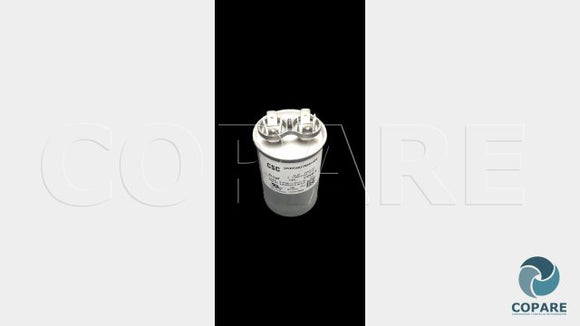 CAPACITOR 25 MFD 370 V.