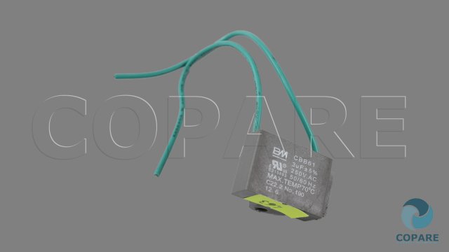 CAPACITOR 3 MFD 250 V. VENTILADOR PH