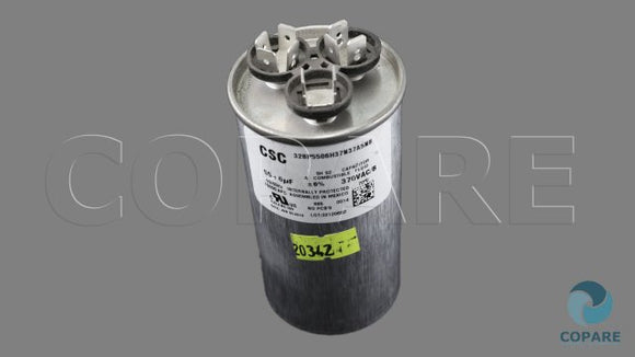 CAPACITOR 55+6 MFD 370/440 V