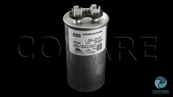 CAPACITOR 60 MFD 250 V.