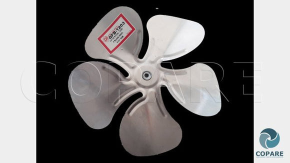 ASPA DE VENTILADOR DE  ALUMINIO 12CCW 5 ASPAS