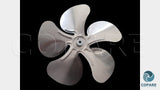 ASPA DE VENTILADOR DE  ALUMINIO 12CCW 5 ASPAS