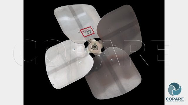 ASPA DE VENTILADOR 20 PULGADAS 27 PÍTCH 4 HOJAS