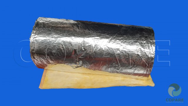 FIBRA DE VIDRIO AMARILLA C/PAPEL ALUM. 19181004