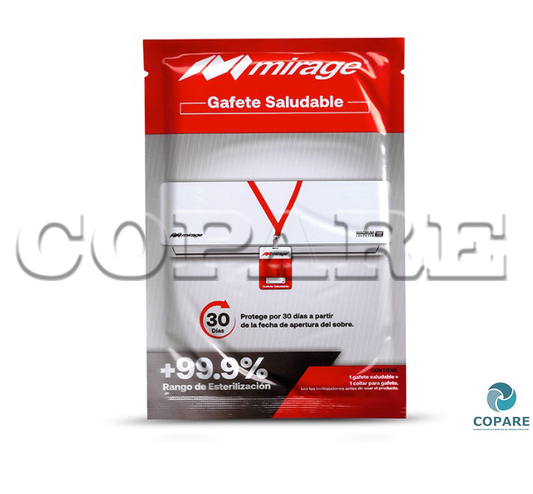 GAFETE SALUDABLE CON DIOXIDO DE CLORO MIRAGE