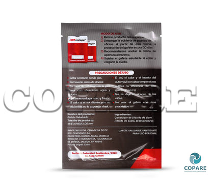 GAFETE SALUDABLE CON DIOXIDO DE CLORO MIRAGE