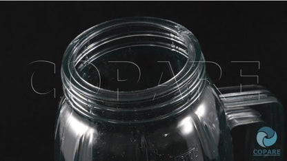 VASO PLASTICO MAN ORIG. CON TAPA GRIS RLAC000000524