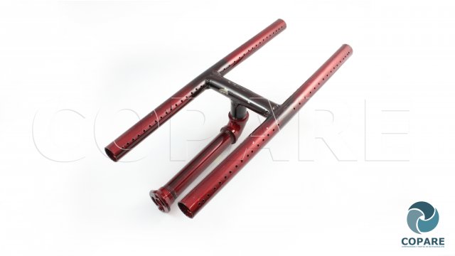 QUEMADOR TIPO H 40 CM CCON CODO XGAS067