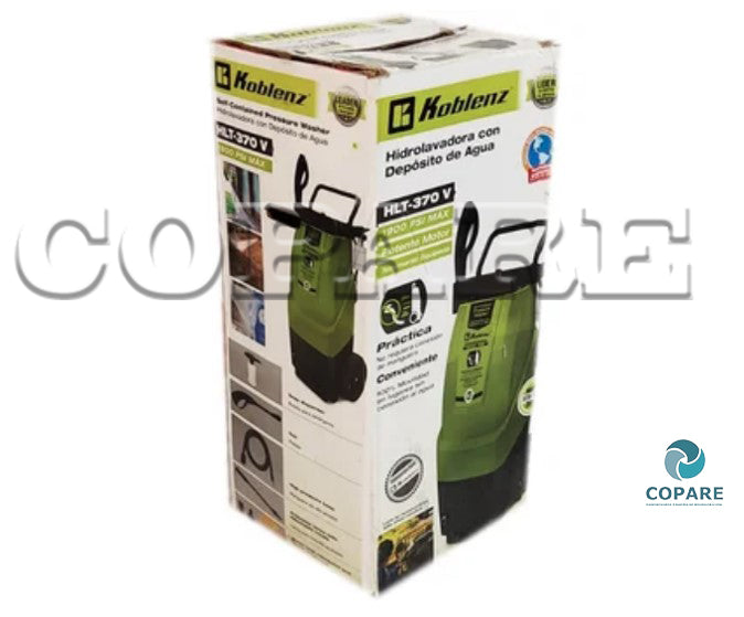 HIDROLAVADORA KOBLENZ CON TANQUE 1900 PSI HLY-370